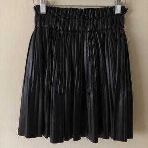 ZARA LEATHER SKIRT